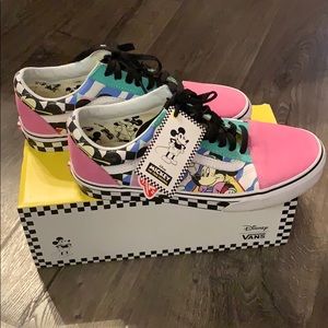 Vans Shoes - Disney Vans Mickey Retro Old Skool 80’s Suede Vans Shoes - Disney Vans Mickey Retro Old Skool 80’s Suede